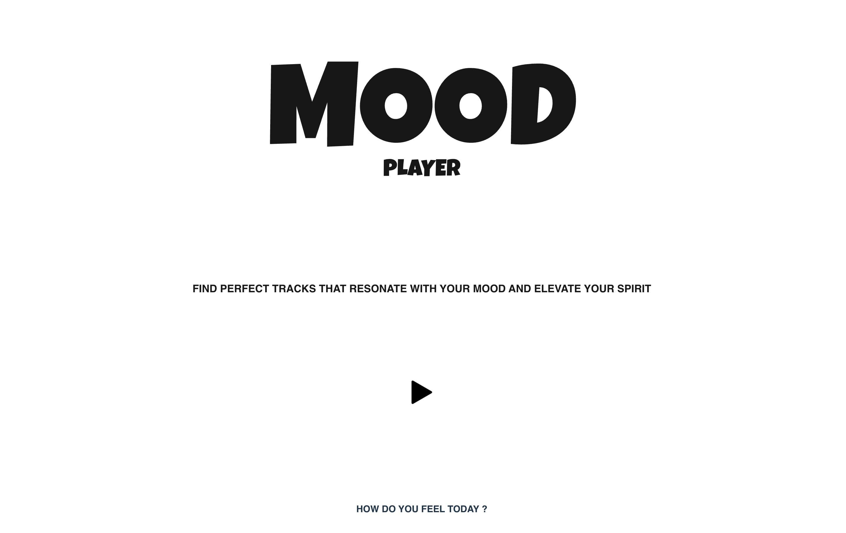 Mood Player App